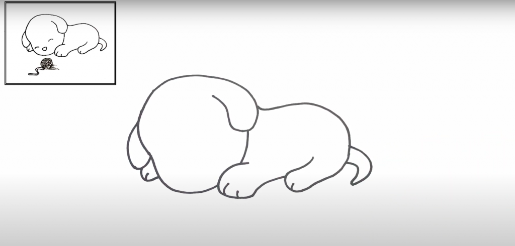 dessin petit chien rapide