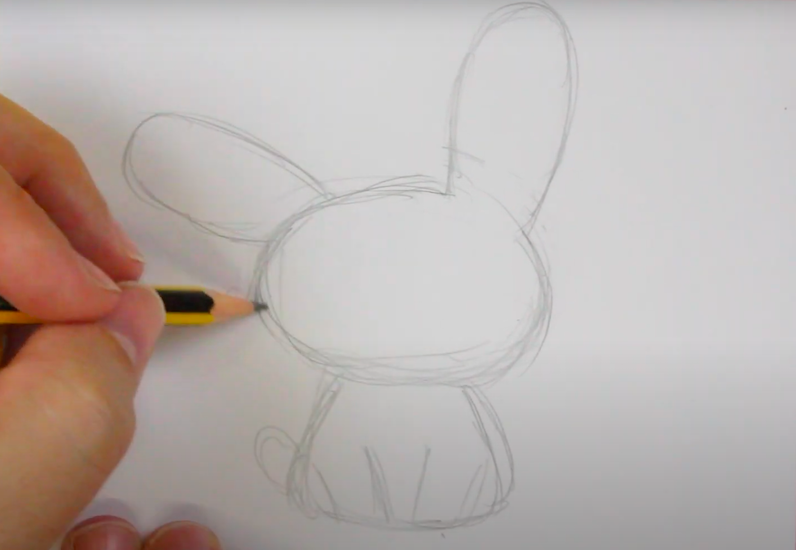 Dessin lapin en moins de 6 minutes