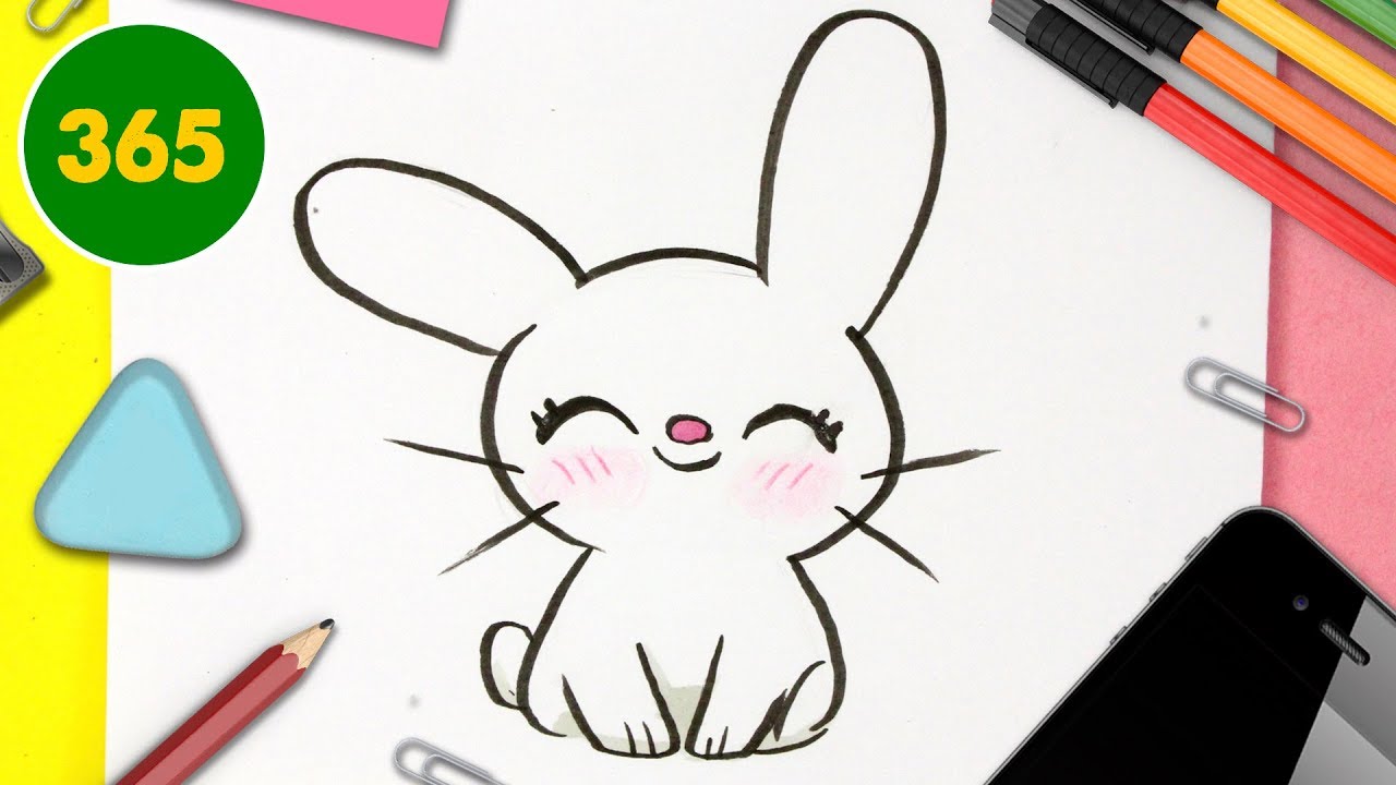 Tutoriel : Comment dessiner un lapin mignon en moins de 5 minutes ?