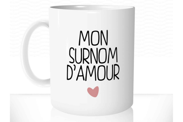 tasse personnalisée avec surnom grands parents