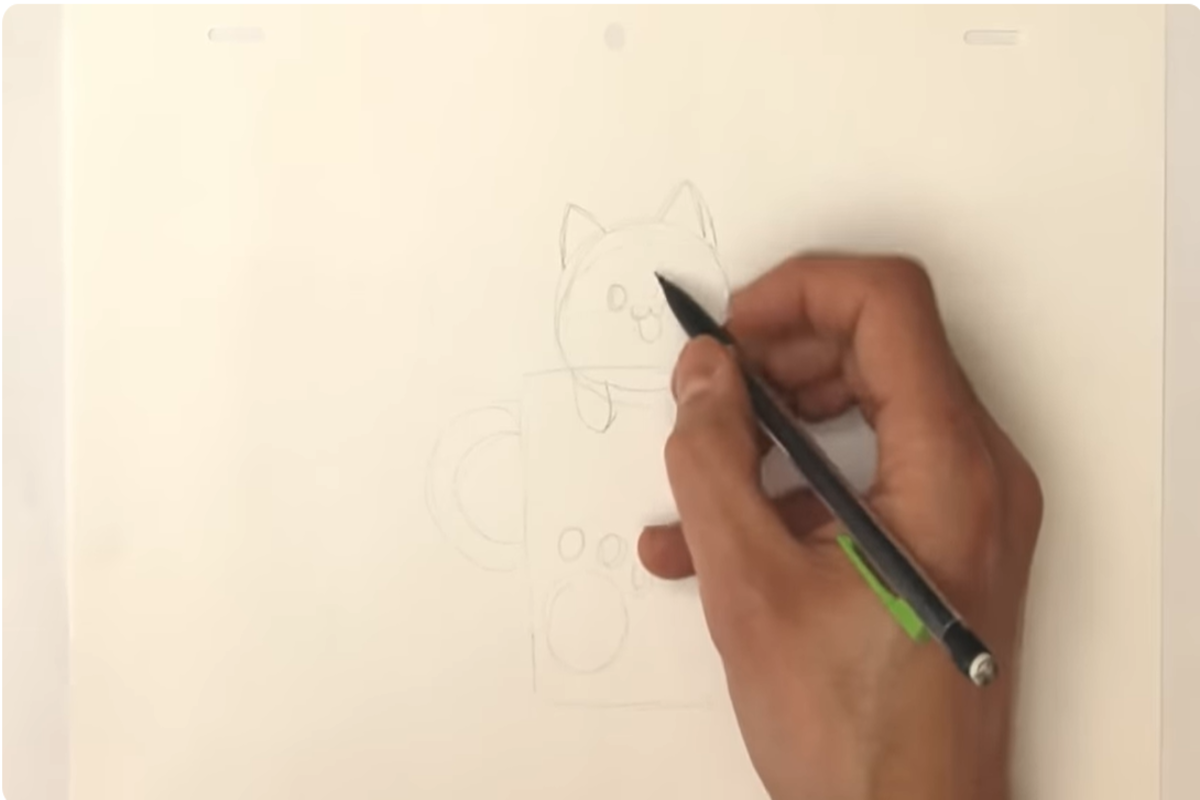 dessiner-un-chat-facile