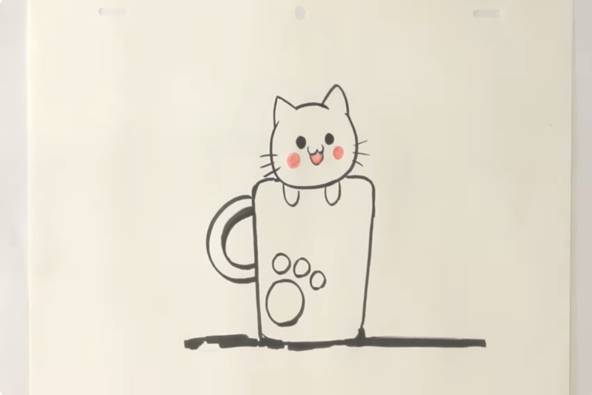 dessiner-un-chat-facile