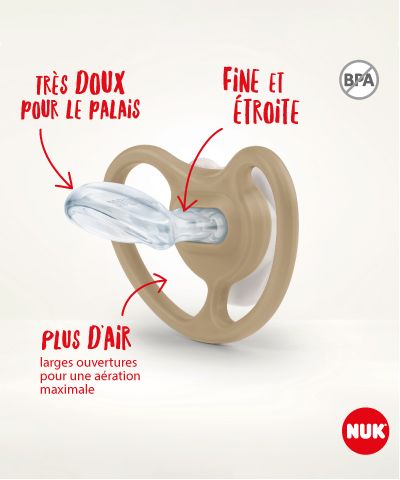 Tétine pour bébé allaité Nuke Space