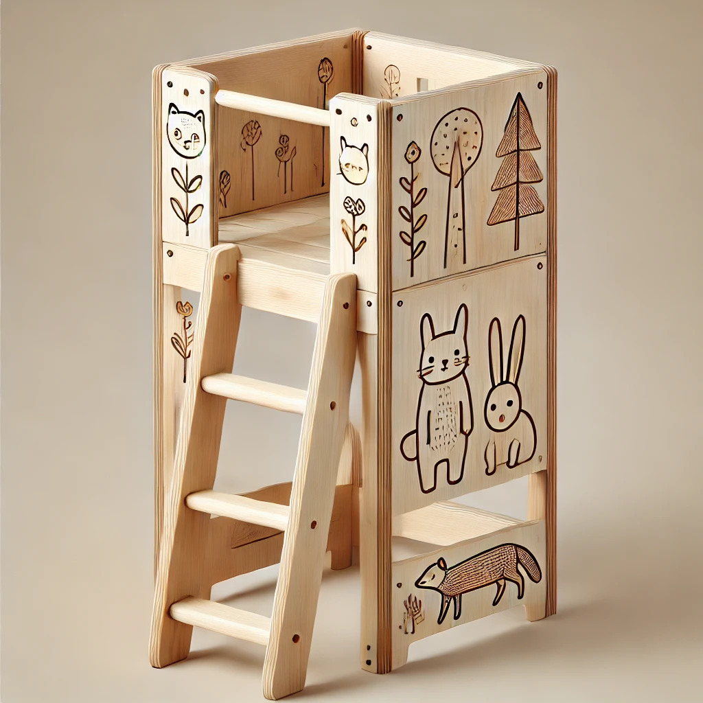 tour d'observation Montessori pliable